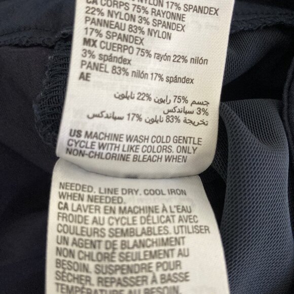 Alfani Pull On Skinny Tummy Control Pant Dark  Navy Blue 14 Petite - Picture 11 of 11